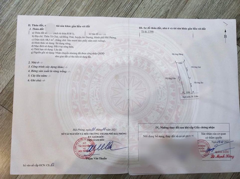 Đất nền Đồng Thái An Dương 70m² giá 1.7 tỷ - Vị trí đắc địa chỉ vài bước ra đường lớn!