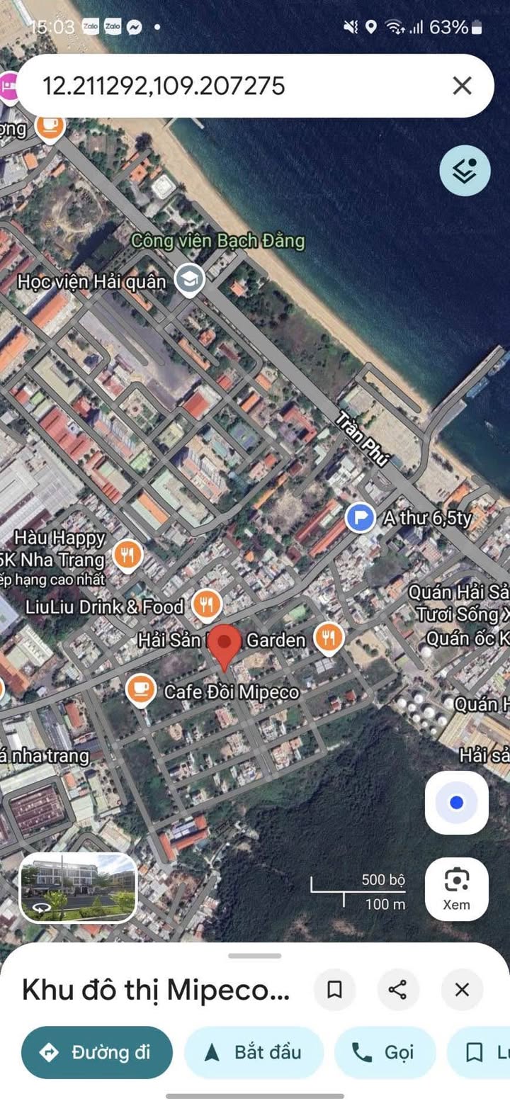 Nhà phố KĐT Mipeco Nha Trang 101.2m² giá 11.5 tỷ - Sổ hồng chính chủ, công chứng ngay!