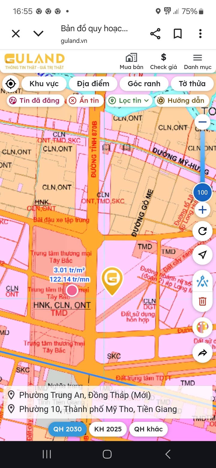 Đất nền 148m² xã Long Hưng, Mỹ Tho giá chỉ 650 triệu - Cơ hội đầu tư lý tưởng!