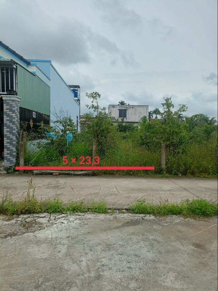 Đất hẻm ô tô Tỉnh 833, P5 Tân An 116.4m² giá 1 tỷ - Sổ hồng chính chủ!