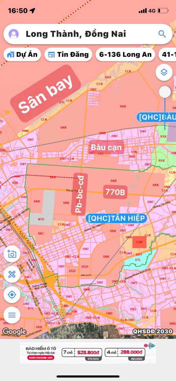 Đất nền Long Phước 135m² giá 800 triệu - Sổ đỏ chính chủ, vay 80%!