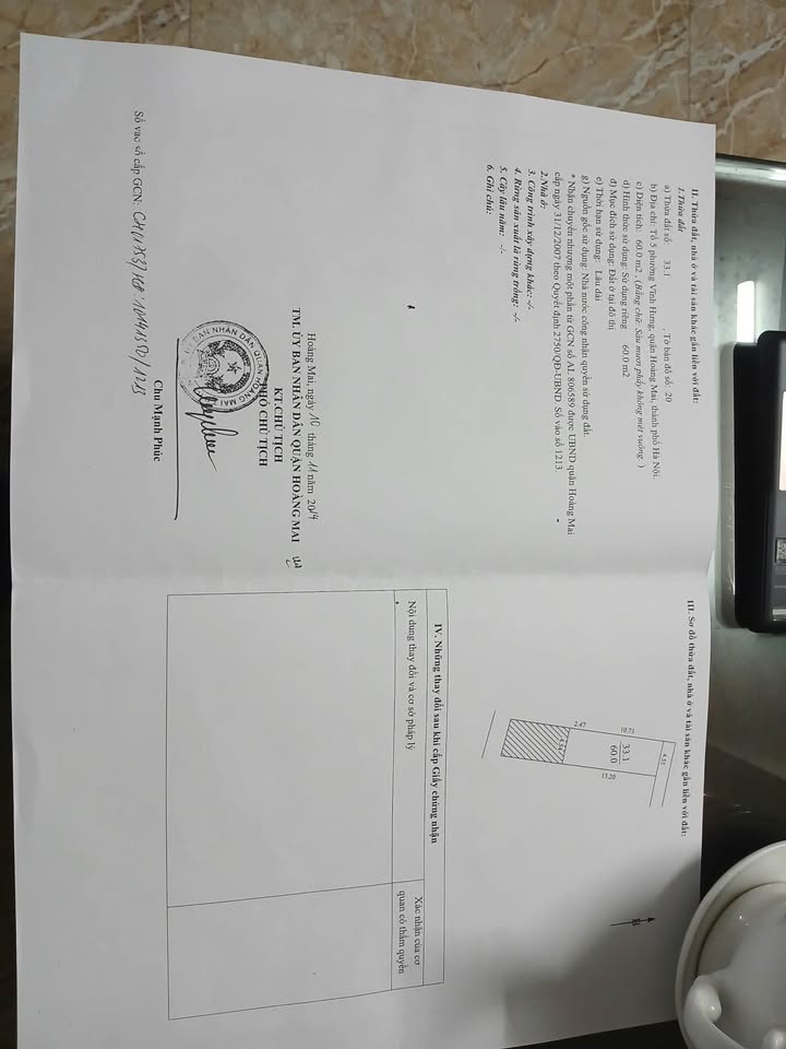 Nhà đẹp Vĩnh Hưng 60m² giá thỏa thuận - Ô tô vào tận nhà!