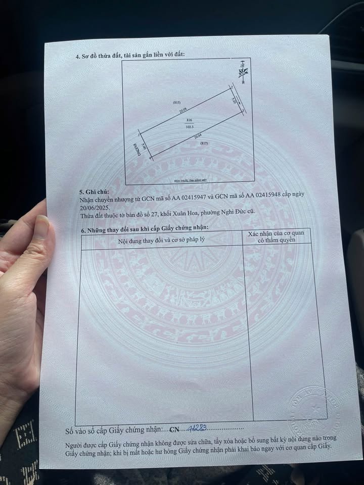 Đất nền Nghi Đức 102,3m² giá 2.8 tỷ - Đường thông rộng, vị trí thuận lợi!