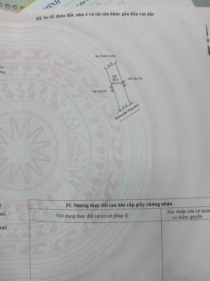 Đất nền Tân An, Thủ Dầu Một 100m² giá 1.3 tỷ - Cơ hội đầu tư lý tưởng!