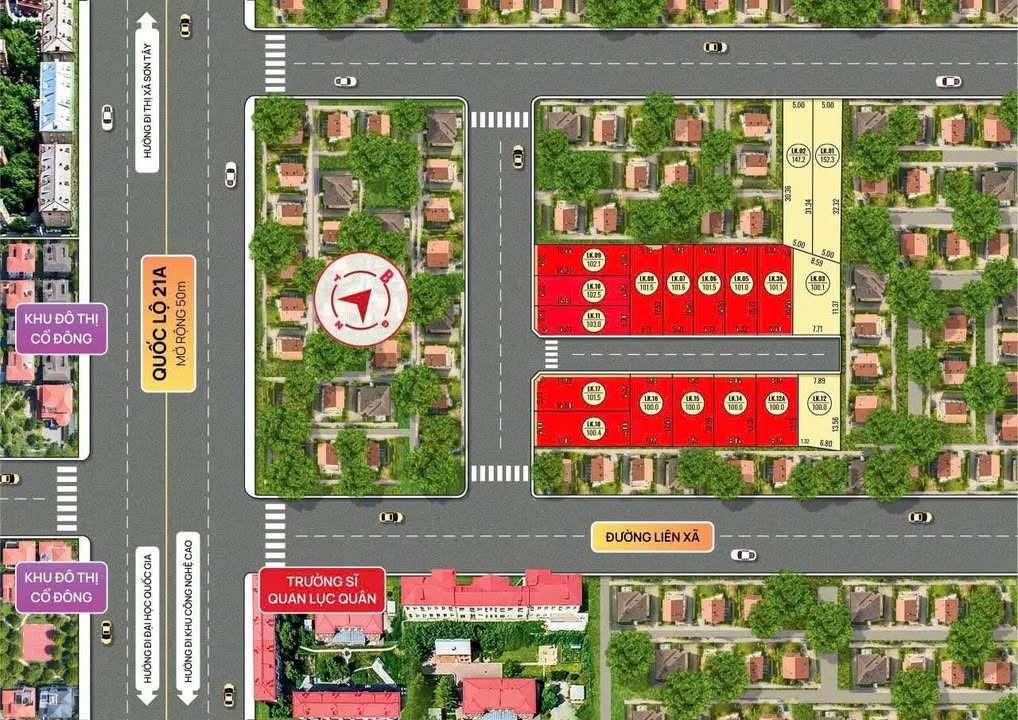 Đất nền Thạch Thất 200m² giá 8.8 tỷ - Đầu tư sinh lời vượt trội!