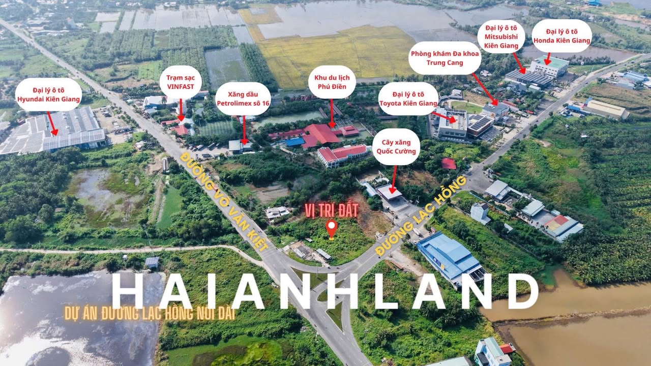 Đất mặt tiền Lạc Hồng, Rạch Giá 3300m² giá 28 tỷ - Đầu tư sinh lời lý tưởng!