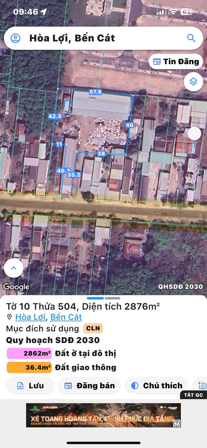 Nhà xưởng Dĩ An 2900m² giá 17 tỷ - Đầu tư sinh lời ngay!