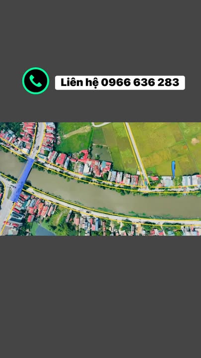 Lô đất đẹp 2 mặt tiền Vân Đình 66,1m² – View sông thoáng đãng