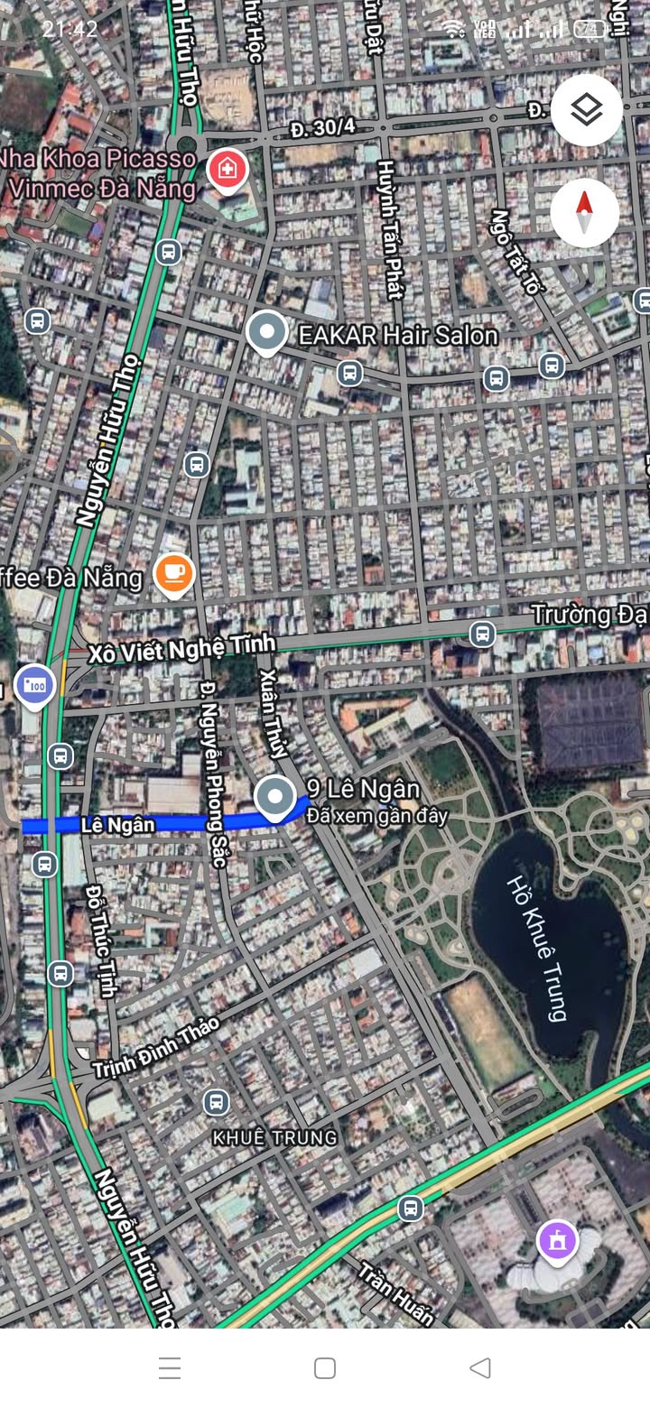 Đất lô góc 190m² Đường Lê Ngân, Đà Nẵng giá 13.5 tỷ - Cơ hội đầu tư tuyệt vời!