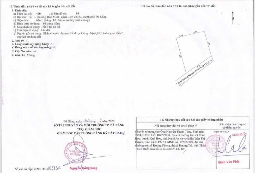 Đất nền 67m² kiệt 2m đường Trung Nghĩa 4 - Giá chỉ 2.3 tỷ, cơ hội đầu tư hấp dẫn!