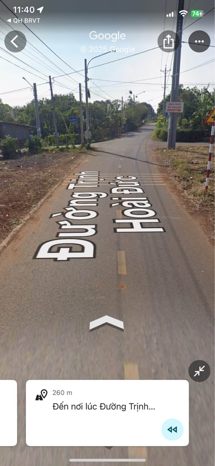 Đất nền mặt tiền đường Trịnh Hoài Đức, Đất Đỏ, 129m² giá 1.3 tỷ - Cách biển Phước Hải chỉ 7 phút!