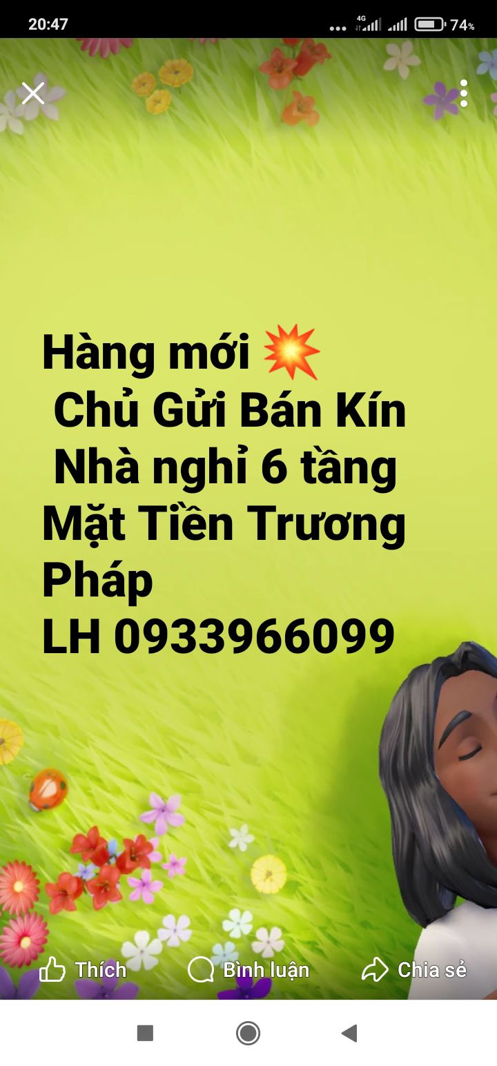 Nhà nghỉ 6 tầng mặt tiền đường Trương Pháp, Đồng Hới - Cơ hội đầu tư hấp dẫn!