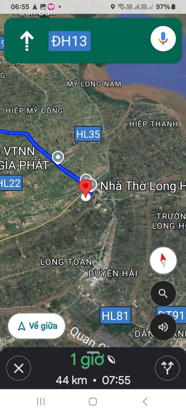 Đất nền trụ sở công ty - Trường Long Hòa, Trà Vinh, 1800m² - Nhiều tiềm năng phát triển!
