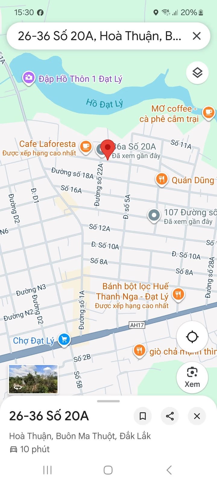 Đất nền mặt tiền đường Etu Tân An 240m² giá 1.44 tỷ - Cơ hội đầu tư tuyệt vời!