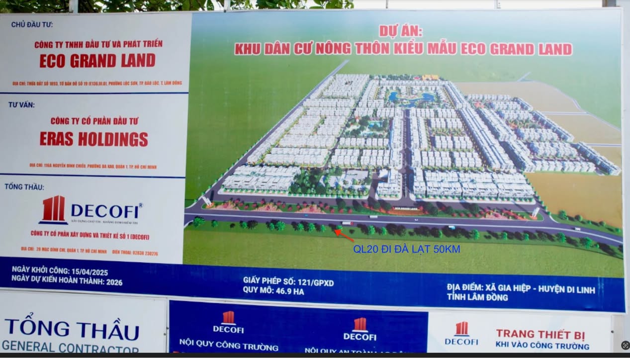 Nhà đất tại QL20, xã Gia Hiệp, huyện Di Linh 290m² - Đầu tư giữ đất đón đầu cao tốc!