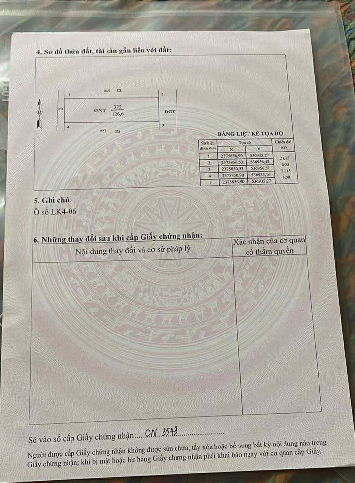 Đất thổ cư Hoàng Cương, Thanh Ba 126.6m² giá thỏa thuận - Sổ đỏ chính chủ!