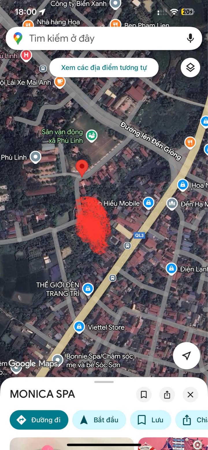 Lô đất vườn Phù Linh, Sóc Sơn 1700m² giá 6 tỷ - Đầu tư sinh lời ngay!