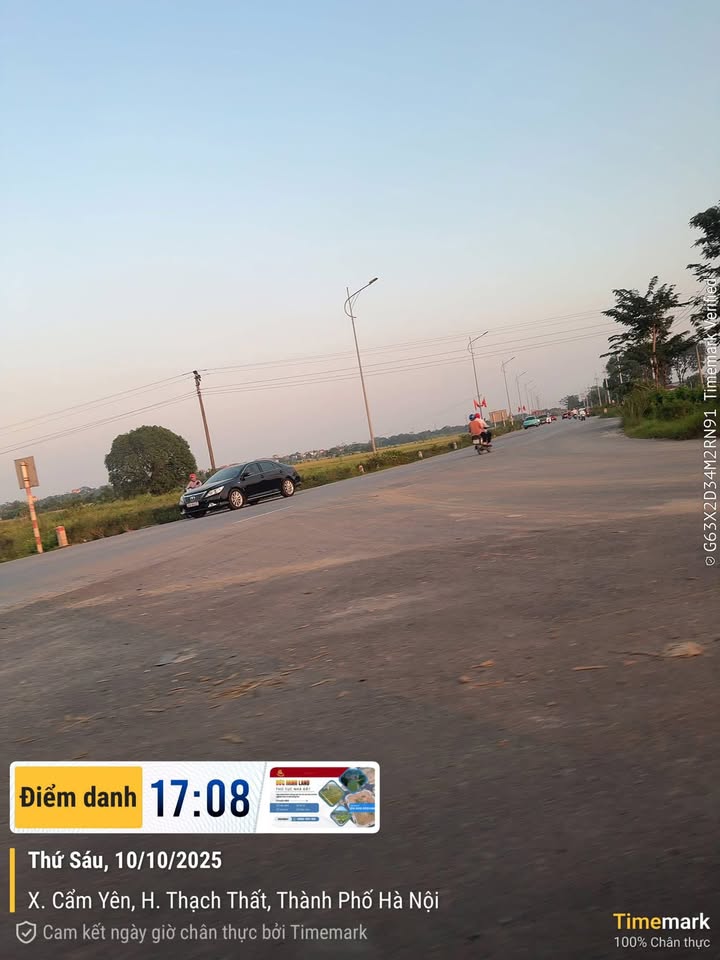 Đất đấu giá Cẩm Đình Thạch Thất 150m² - Kinh doanh sầm uất, cách Quốc lộ 32 chỉ 400m!