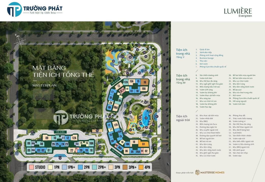 Căn hộ Studio LUMIERE EVERGREEN 32.2m² giá thỏa thuận - Chính chủ bán nhanh!