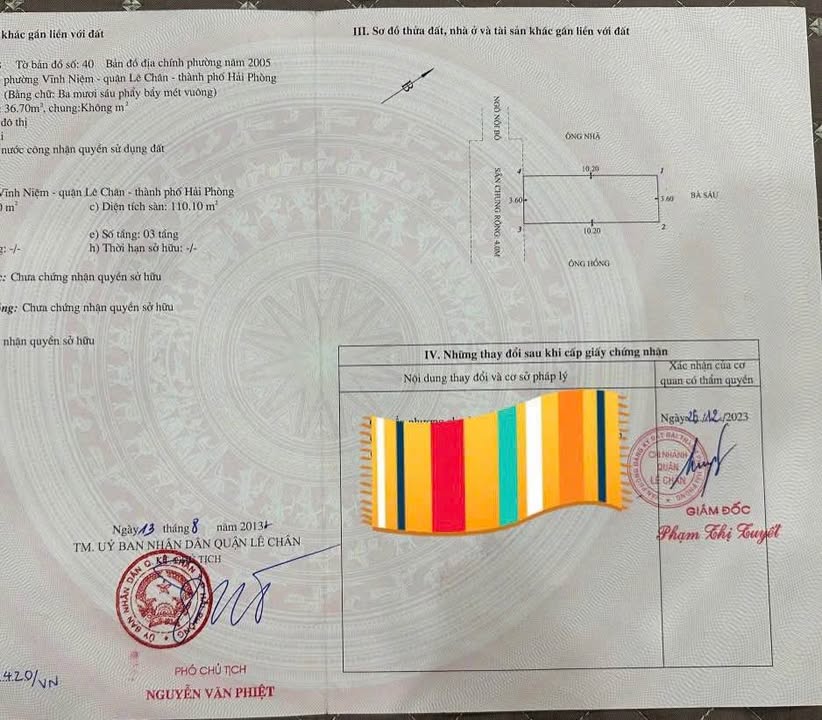 Nhà 3.5 tầng tại đường Thiên Lôi, Hải Phòng 40m² giá 2.5 tỷ - Đầu tư sửa chữa ngay!