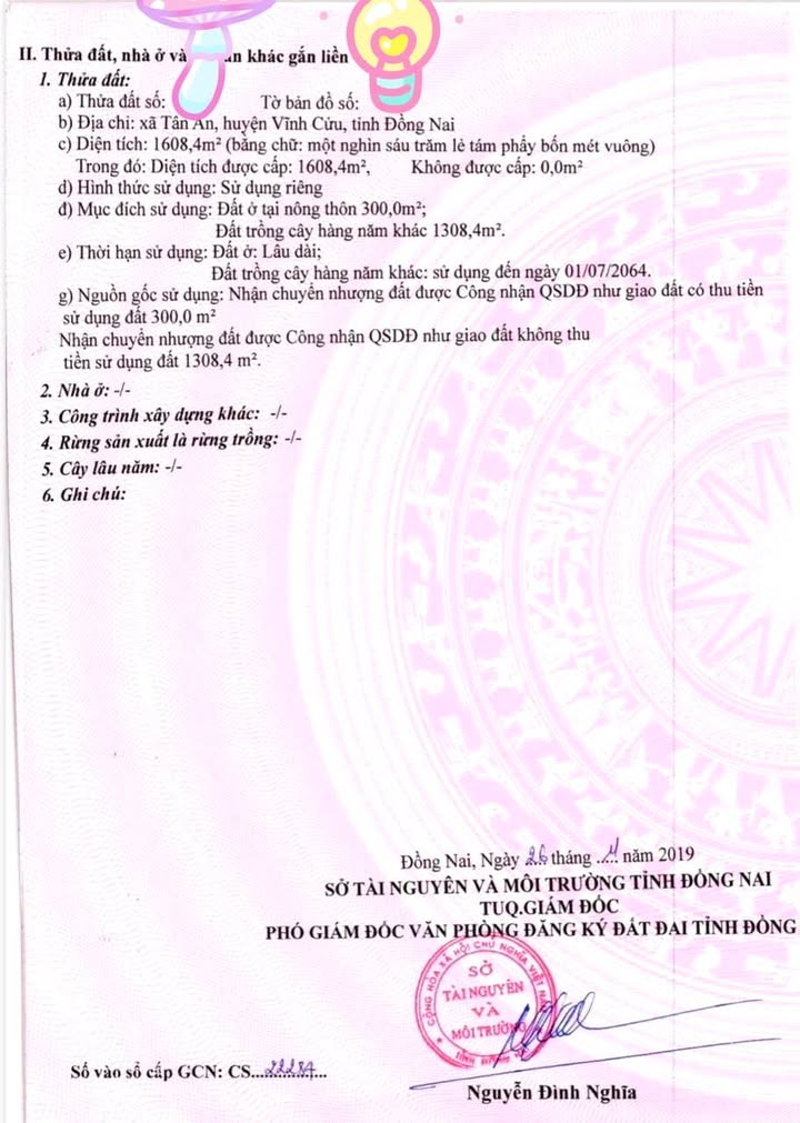 Nhà xưởng 1600m² tại xã Tân An, Vĩnh Cửu - Giá chỉ 7.8 tỷ, thương lượng chính chủ!