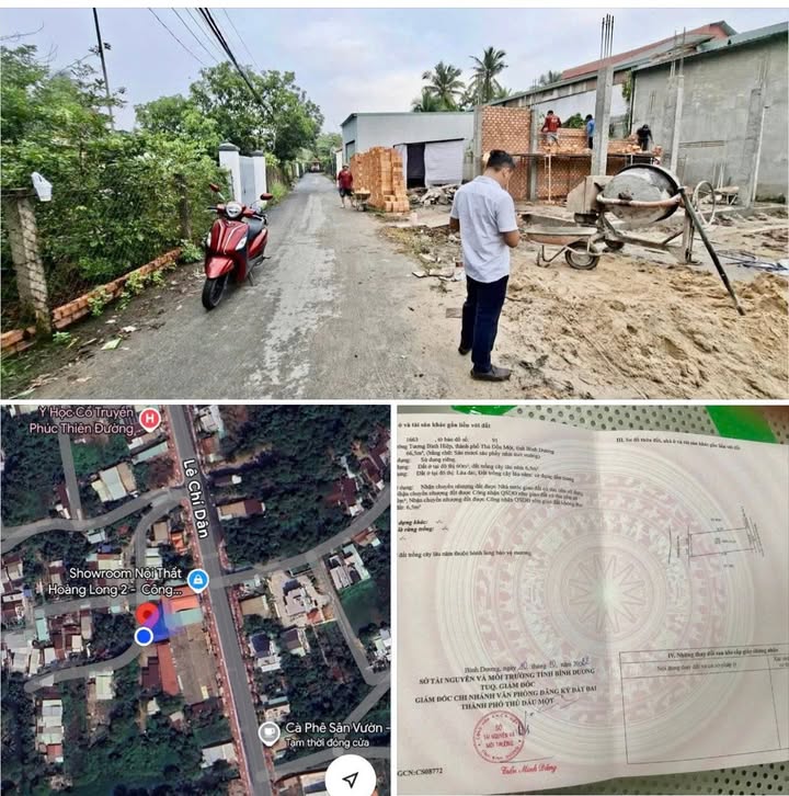 Đất nền phường Tương Bình Hiệp, Thủ Dầu Một 72m² giá 1.55 tỷ - Nhanh tay sở hữu!