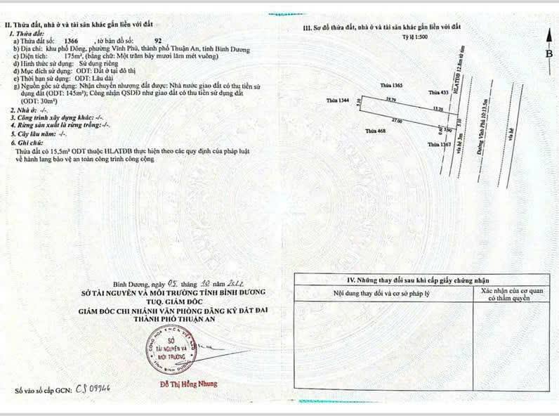 FrontHouse mặt tiền Vĩnh Phú 10 175m² - Kinh doanh đắc địa gần QL 13!