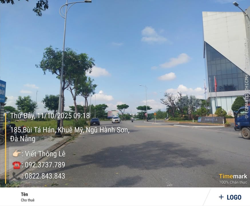 Đất biệt thự Bùi Tá Hán, Đà Nẵng 250m² giá 24 tỷ - Cơ hội đầu tư tuyệt vời!