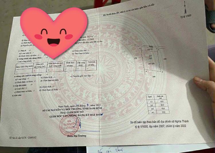 Đất thổ cư 279m² tại Nghĩa Thành, Châu Đức - Giá chỉ 27.9 tỷ, vị trí đẹp!