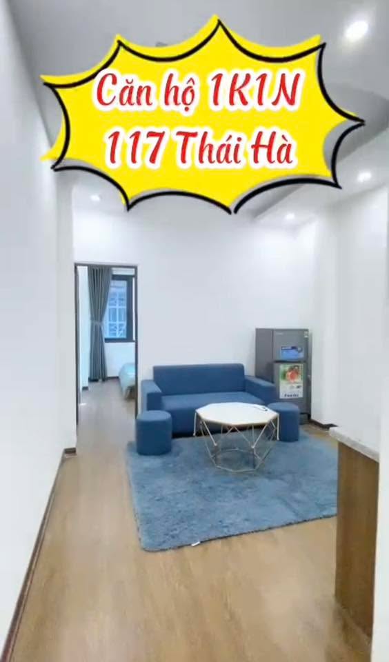Căn hộ 1 phòng ngủ tại Ngõ 117 Thái Hà - Đống Đa giá 5.8 triệu - Full đồ cơ bản sẵn sàng vào ở!