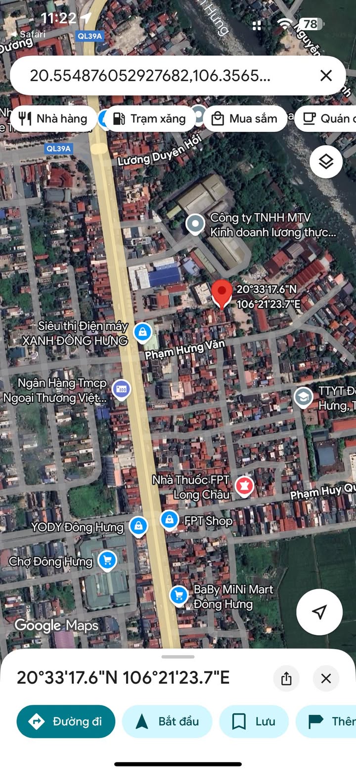 Đất thổ cư Đông Hưng 94m² giá thỏa thuận - Vị trí thuận lợi gần trường học!