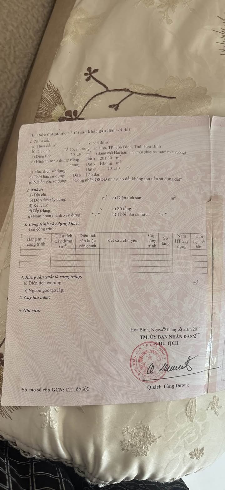 Đất thổ cư Tân Hòa 96m² giá thỏa thuận - Ô tô đỗ cửa, đầu tư sinh lời!