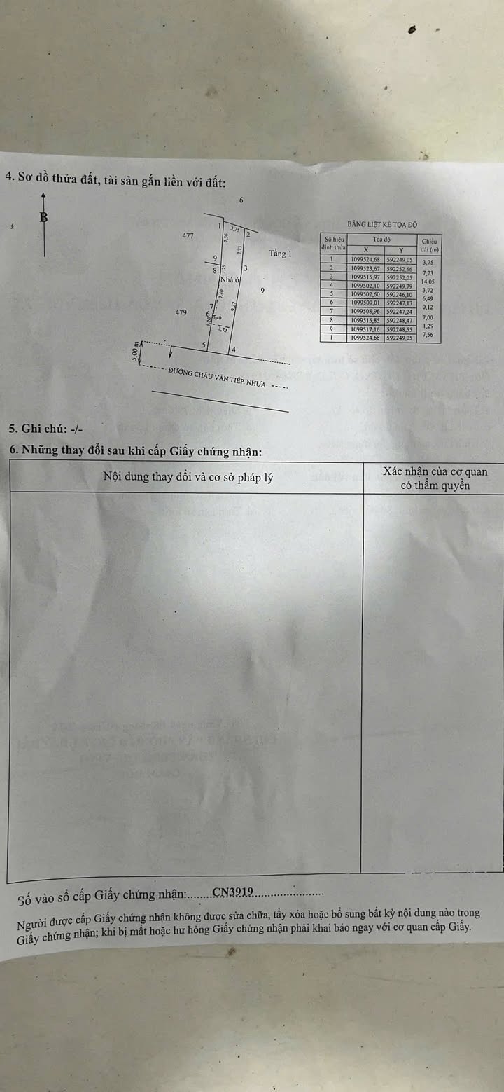 Nhà phố mặt tiền đường Châu Văn Tiếp, Trà Vinh 79m² - Sẵn sàng vào ở ngay!