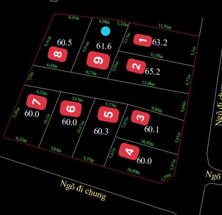 Đất nền Quốc Tuấn An Dương 61.6m² giá chỉ 800 triệu - Đường ô tô tránh nhau!