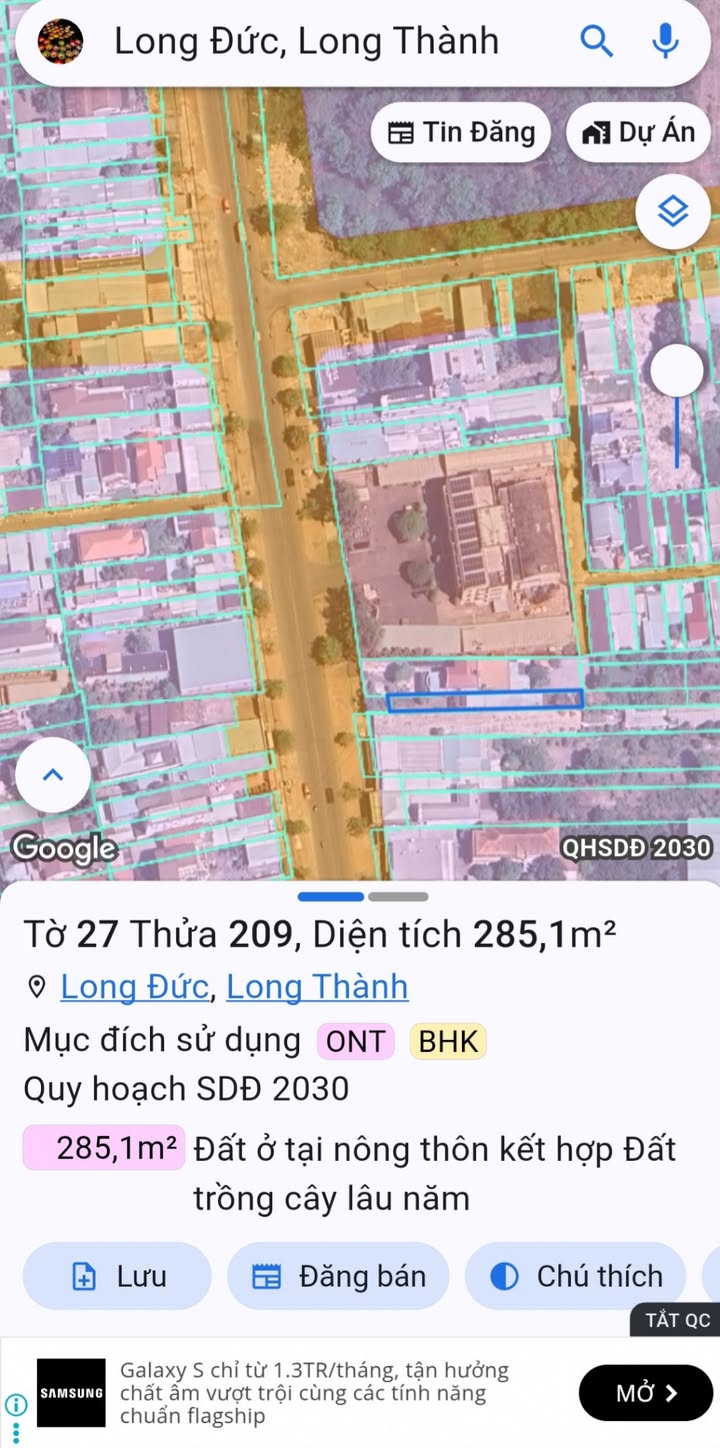 Bán đất mặt tiền Lê Duẩn Long Thành 285m² giá chỉ 16.29 tỷ - Vị trí đắc địa cho kinh doanh!