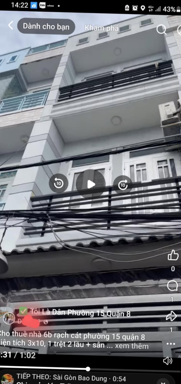 Nhà cho thuê đường Lưu Hữu Phước, Quận 8, 30m² giá 6 triệu - Không thể bỏ lỡ!