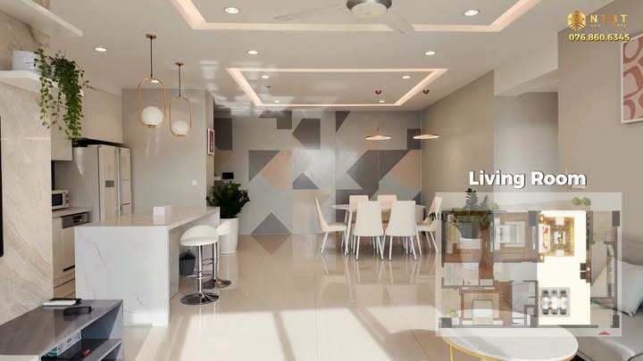 Căn hộ Riverpark Premier quận 7 128m² giá 17.5 tỷ - Thiết kế đẹp, view sông