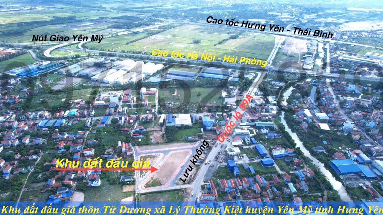 Đất nền Lô 4 - Giãn dân Tử Dương, Yên Mỹ, Hưng Yên 79.5m² - Vị trí kinh doanh đắc địa!
