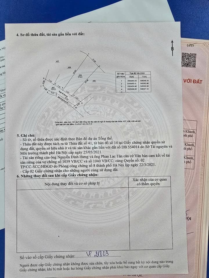 Đất thổ cư 60m² tại Xuân Khanh, Sơn Tây - Giá chỉ 2 tỷ - Đầu tư sinh lời!