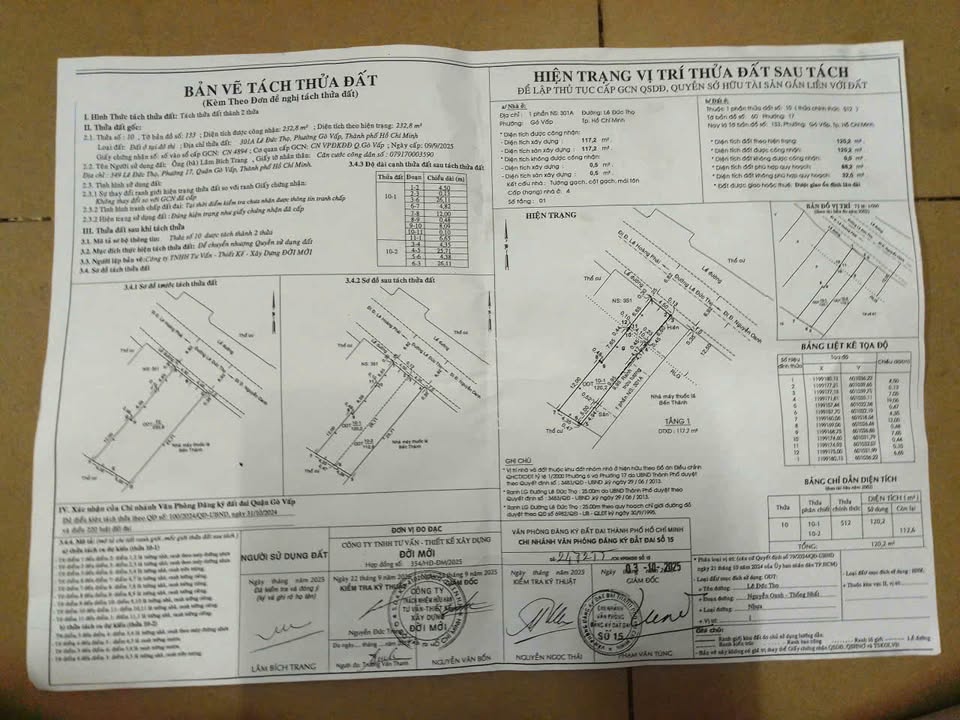 Nhà mặt tiền Lê Đức Thọ, Gò Vấp 120m² giá 17 tỷ - Đầu tư sinh lời tương lai!