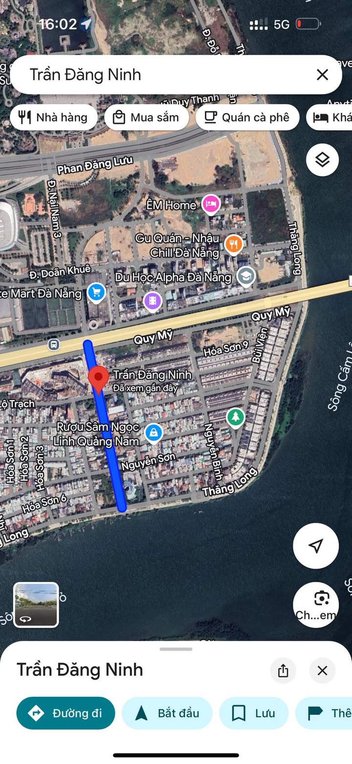 Đất nền đường Trần Đăng Ninh, Hải Châu, 112m² giá 12 tỷ - Cơ hội đầu tư tuyệt vời!