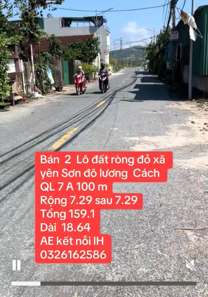 Đất nền chính chủ tại Yên Sơn, Đô Lương - Diện tích 59m², giá 2.3 tỷ - Cơ hội đầu tư hấp dẫn!