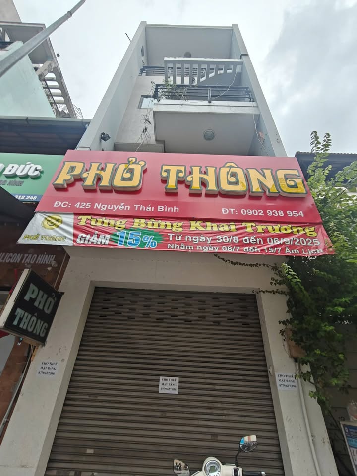 Cho thuê mặt bằng đẹp Nguyễn Thái Bình, Tân Bình giá 20 triệu - Vị trí siêu đắc địa!