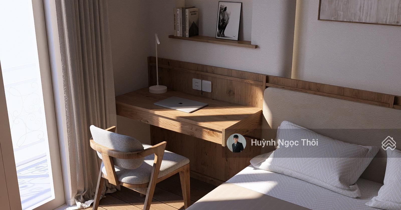 Căn hộ Newton Residence Phú Nhuận 50m² giá 12 triệu - Nhà đẹp, thoáng mát!