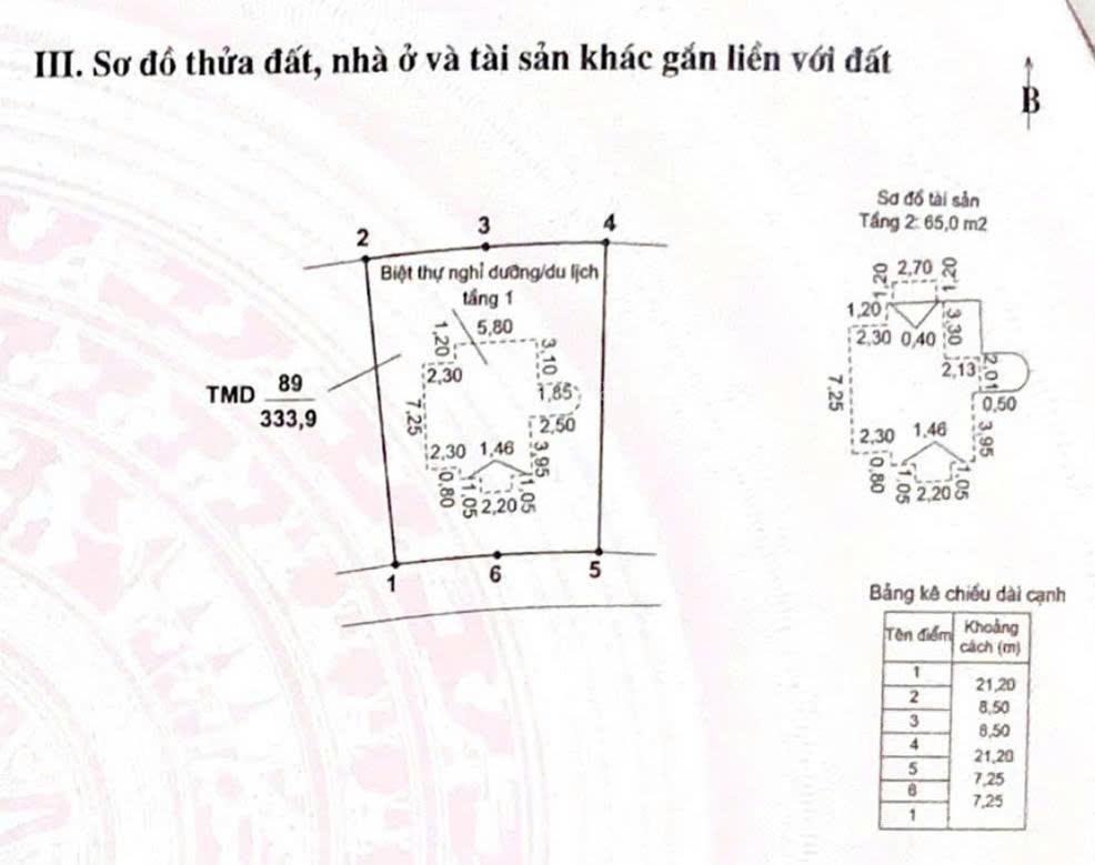 Biệt thự Thanh Liên BT8, Vườn Vua Phú Thọ 334m² giá 6.8 tỷ - Sổ đỏ chính chủ, Full nội thất!