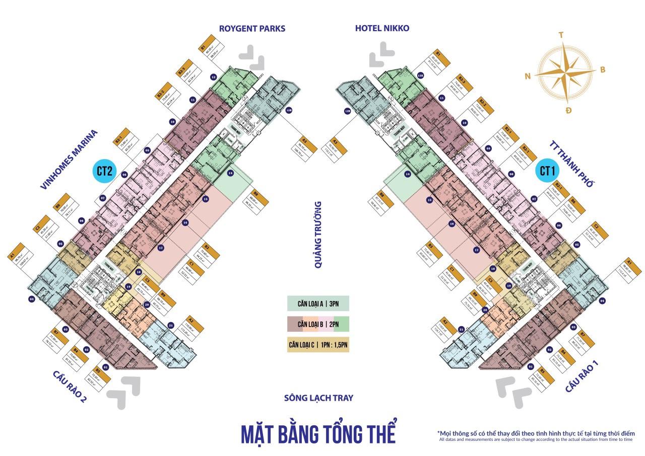 Căn hộ Minato Residence Lê Chân 115.2m² giá 4.9 tỷ - Full nội thất, view sông đẹp!