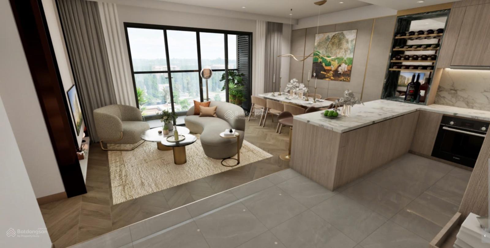 Căn hộ 2PN, 2WC 80,5m² giá 6,5 tỷ - Tầng cao thoáng mát tại Lumiere EverGreen!