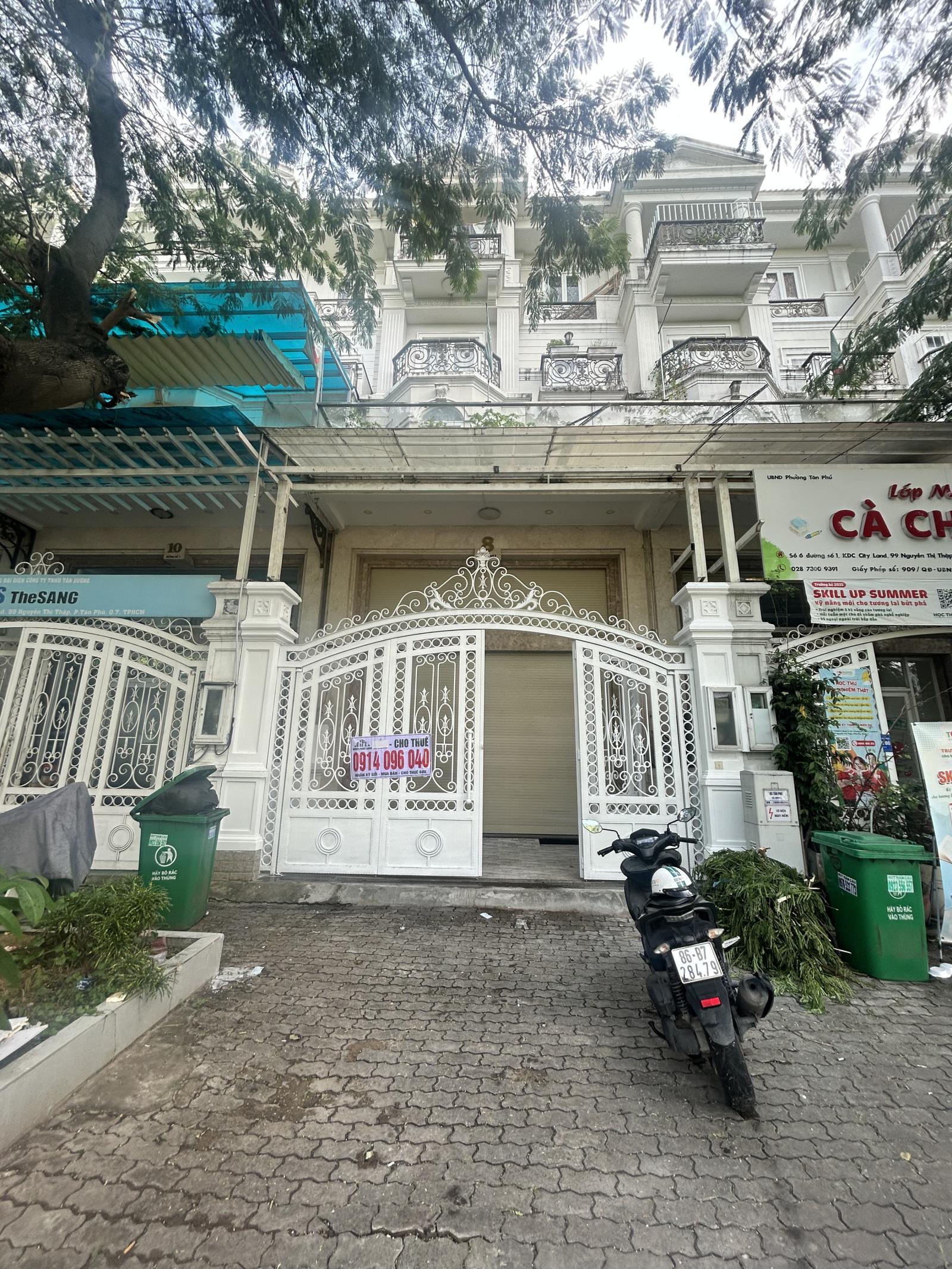 Cho thuê nhà phố Cityland Quận 7 120m² chỉ 60 triệu - Mặt tiền đắc địa gần Big C!