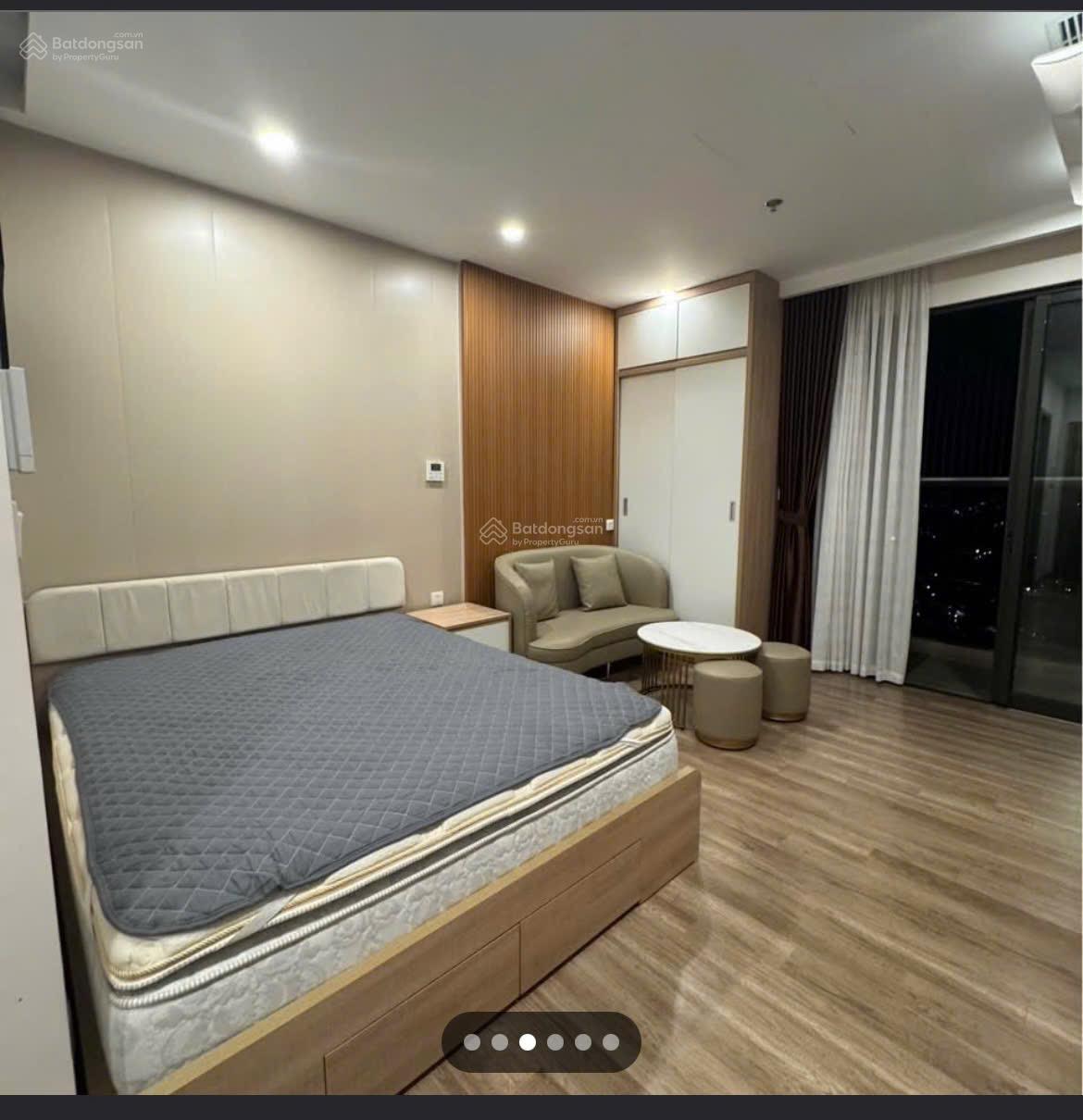 Căn hộ studio H2 Haven Park 29m² - Ban công hướng Nam view sông Hồng - Full đồ tiện nghi!