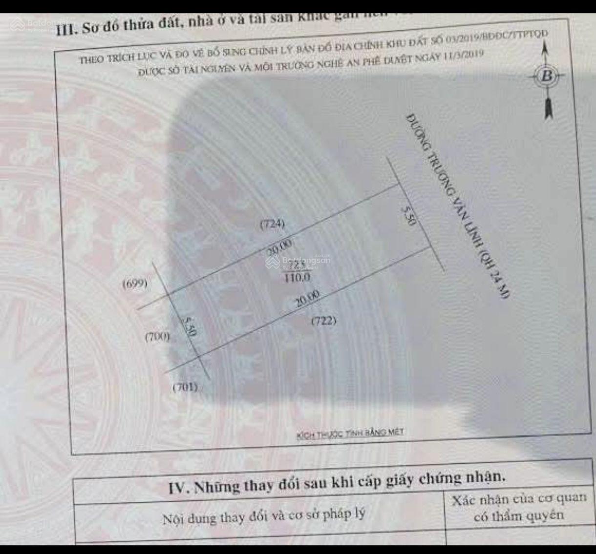 Bán đất kinh doanh mặt tiền Trương Văn Lĩnh - P. Vinh Phú 110m² giá 7.5 tỷ - Cơ hội đầu tư hiếm có!